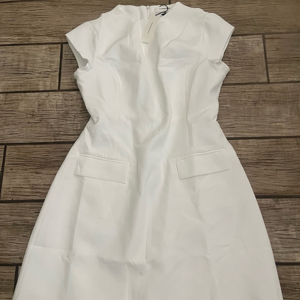 Commense White Mini Dress